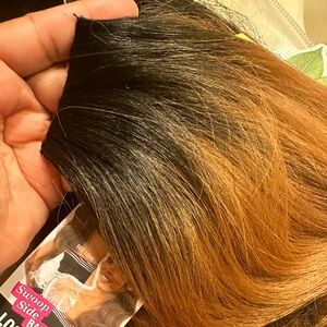 Ponytail with detachable bangs